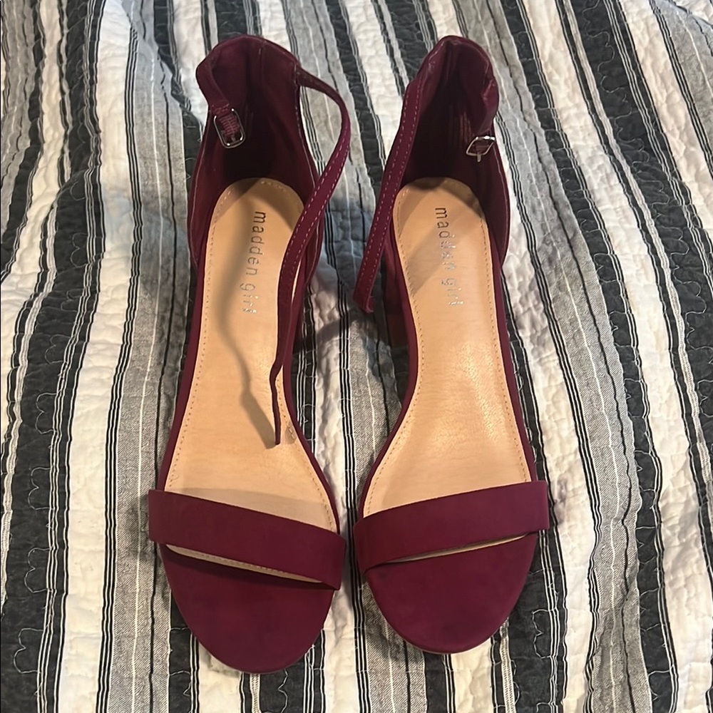 Madden Girl Plum Heels